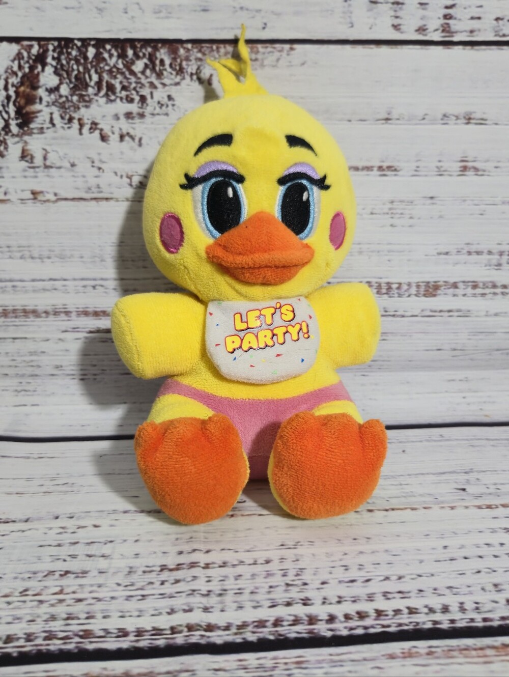 2016 Funko Five Nights at Freddy's Toy Chica 8" Plush Stuffed Animal FNAF